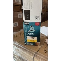 Caribou Coffee 10 Count Vanilla Vibes Oatmilk Latte Medium Roast K-Cup Coffee Pods. 16800 Boxes. EXW Los Angeles